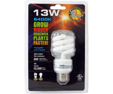 RETURN SunBlaster 13W SunBlaster CFL 6400K Open Package
