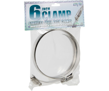 Active Air Stainless Steel Duct Clamps - 6"