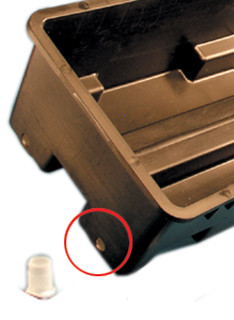 Grodan Dutch Leach Tray Endcap, pack of 25
