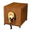 Simpson Ventures Mr. Herzher's Litter Pan Cover Jumbo Dark Brown Wicker 23.5" x 18" x 20"