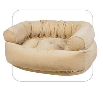 Bowsers Double Donut Pet Bed for Dogs MEDIUM-Vanilla