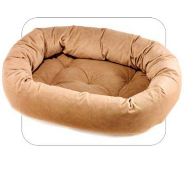 Bowsers Donut Dog Bed Microvelvet Extra Small-Cashew