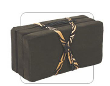 Bowsers Microvelvet Fold N' Go Travel Bed For Dogs-Espresso
