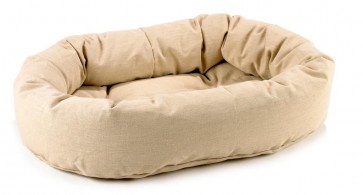Bowsers Donut Dog Bed Microvelvet XL-Hemp Natural