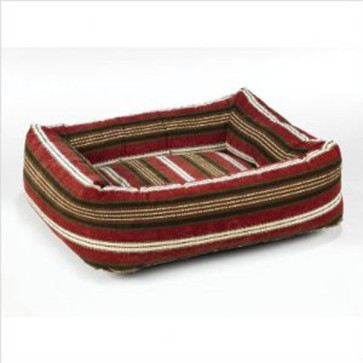 Bowsers Dutchie Microvelvet Dog Bed Medium-Bowser Stripe MED