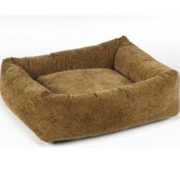Bowsers Dutchie Microvelvet Dog Bed XXL-Pecan Filigree XXL