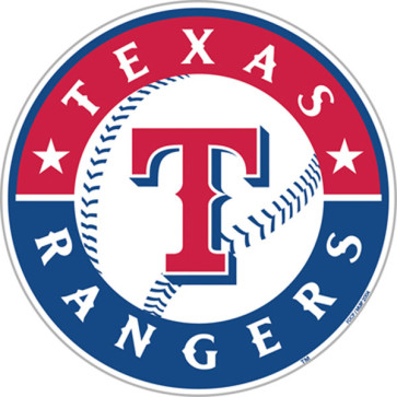 Freemon Die MLB Team 12" Vinyl Magnet Major League Baseball Teams-Texas Rangers