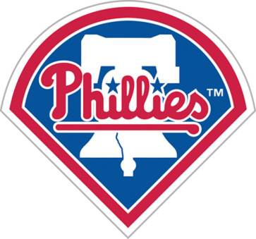 Freemon Die MLB Team 12" Vinyl Magnet Major League Baseball Teams-Philadelphia Phillies