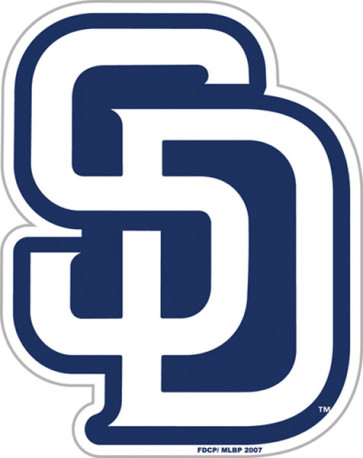 Freemon Die MLB Team 12" Vinyl Magnet Major League Baseball Teams-San Diego Padres