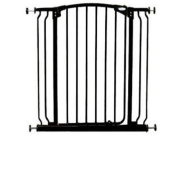 Dreambaby Extra-Tall Swing Close Hallway Gate In Two Colors (No Extensions Included)-Black