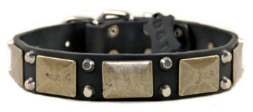 Dean and Tyler The Antique Dog Colar Brown-33in-35in