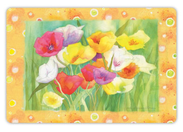 Drymate Entry Mats Spring and Summer Themes-Poppies
