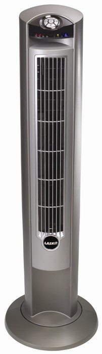 Lasko  2551 42" Wind Curve Platinum w/ Remote Control and Fresh Air Ionizer, 3-Speed