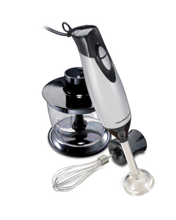 Hamilton Beach  59765 2-Speed Hand Blender with Whisk and Chopping Bowl