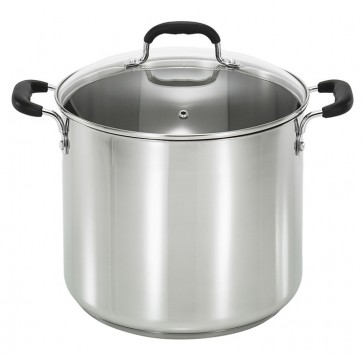 T-fal  C8888164 12-Quart Stainless Steel Stock Pot