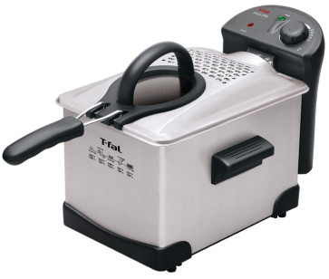 T-fal  FR1014002 Easy Pro Enamel 3-Liter Deep Fryer, Stainless Steel