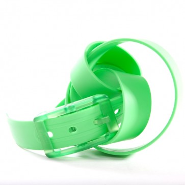 Switch Belt Electric Green Green Belt with Interchangeable Green Buckle