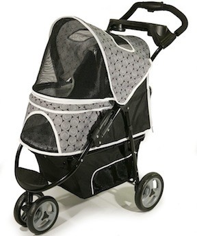 Gen7 Pets- Promenade Pet Strollers  For pets up to 50 lbs.-Black Onyx