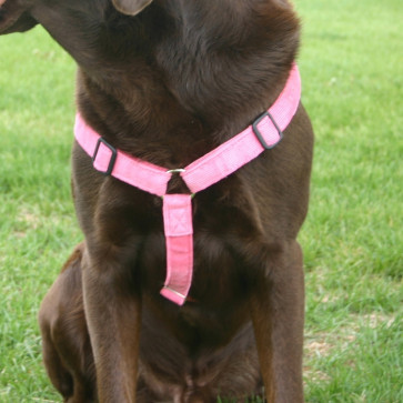 The Good Dog Company Hemp Corduroy Harness Collection-1/2"" Pink Hemp Corduroy Harness TOY