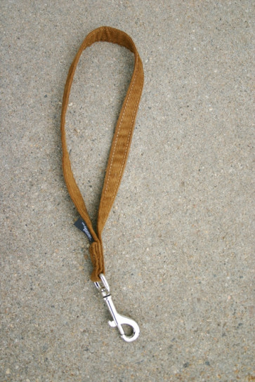 The Good Dog Company Hemp Corduroy City Leash Collection-Bronze 1"" Hemp Corduroy City Leash