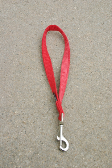 The Good Dog Company Hemp Corduroy City Leash Collection-Red 1"" Hemp Corduroy City Leash