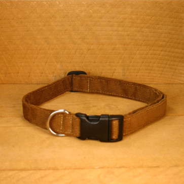 The Good Dog Company Hemp Corduroy Collar Collection-Bronze 1/2"" XSmall Collar