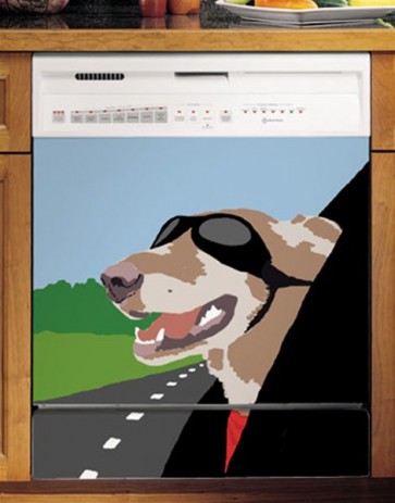 Appliance Art Doggles Dog Magnetic Appliance Cover in Two Sizes-Large (23.5" X  26")