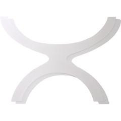 Kittypod Couchette Vanity Plate White Acrylic- Vanity Plates for Kittypod furniture