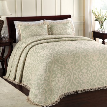 All Over Brocade King Bedspread Sage - by LaMont Home