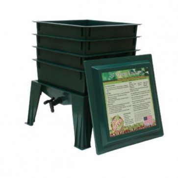 Nature's Footprint Worm Factory 360 Worm Composter In 3 Assorted Colors-Green