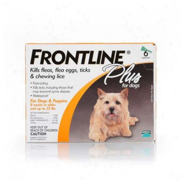 Frontline Flea Control Plus for Dogs And Puppies 11-22 lbs 6 Pack 11-22-6PK-PS