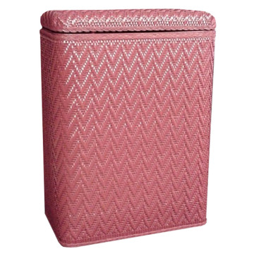 Elegante Collection Decorator Color Wicker Hamper - Raspberry WCR-423RB