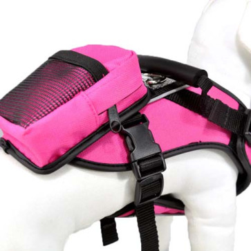Wacky Paws Small Travel Harness for dogs-Pink