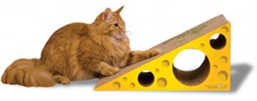 Imperial Cat Animal Scratch 'n Shapes Food Scratcher Cheese, Large