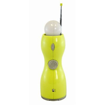 iTouchless Forever Last Radio/Dynamo Flashlight Designer Series-Green