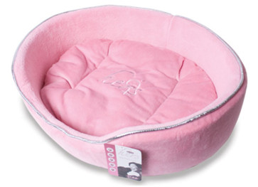 Our Pets His And Hers Plush Beds Dog Cat Bed-Pink