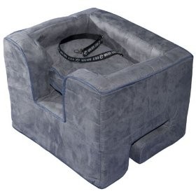 Petgear Medium Booster Car Seat, 17"-Charcoal Medium