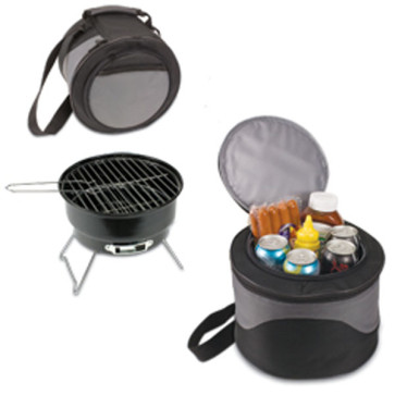 Picnic Time X-Grill Foldable Portable Charcoal Grill-Black