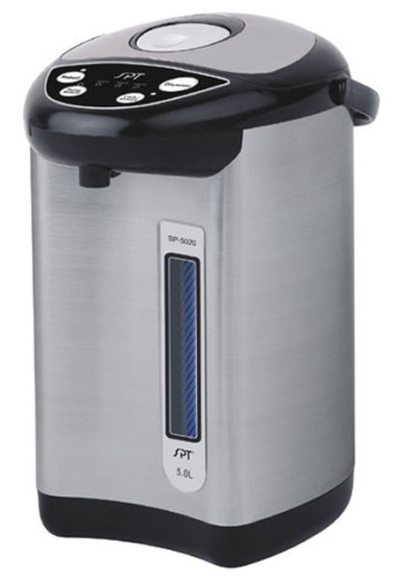 Sunpentown Hot Water Dispensing Pot with Stainless Body & Multi-Temp - 5L