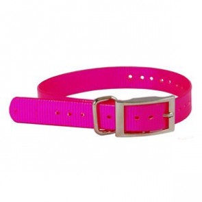 The Buzzard's Roost Collar Strap 1" Pink 