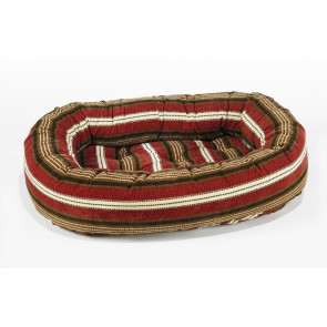 Bowsers Donut Dog Bed Microvelvet LARGE-Bowser Stripe