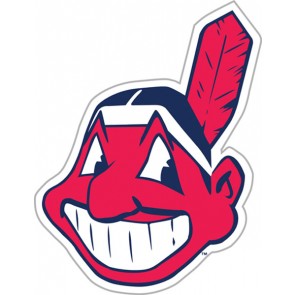 Freemon Die MLB Team 12" Vinyl Magnet Major League Baseball Teams-Cleveland Indians