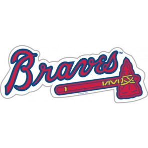 Freemon Die MLB Team 12" Vinyl Magnet Major League Baseball Teams-Atlanta Braves