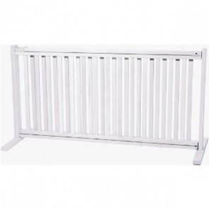 Dynamic Accents Kensington Series 20" ALL Wood Large Free Standing Gate-Warm White