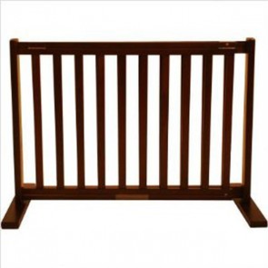 Dynamic Accents 20" ALL Wood Small Free Standing Gate-Mahogany