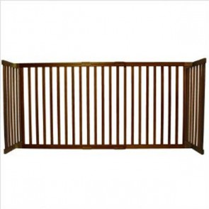 Dynamic Accents 30" Kensington Wood Gate In Two Sizes-Mahogany Large