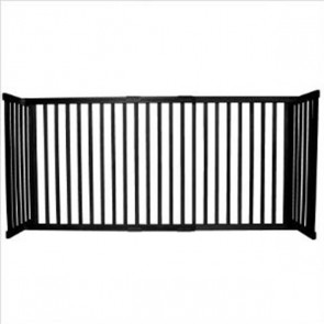Dynamic Accents 30" Kensington Wood Gate In Two Sizes-Black Large