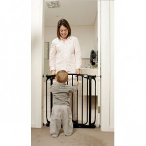 Dreambaby Swing Close Security Gate in Two Colors (No Extensions Included)-Black