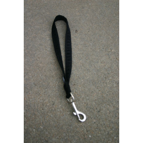 The Good Dog Company Hemp Corduroy City Leash Collection-Black 3/4"" Hemp Corduroy City Leash