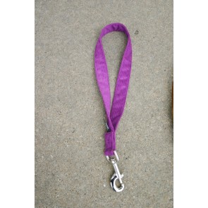 The Good Dog Company Hemp Corduroy City Leash Collection-Plum 3/4"" Hemp Corduroy City Leash